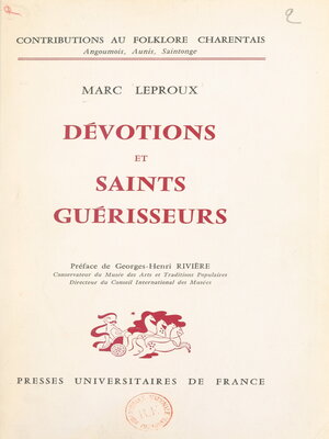 cover image of Dévotions et saints guérisseurs